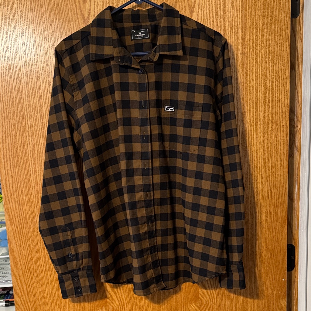 Women’s Brown And Black Checkered Shirt